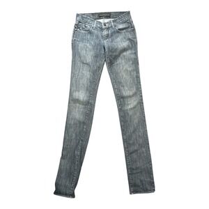 Rock & Republic Low Rise Skinny Jeans Size 25 Faded Wash‎ Logo Pocket